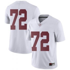 Sale - Alabama Crimson Tide Pierce Quick #72 White Limited Men Alumni College Football Jersey