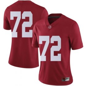 Sale - Alabama Crimson Tide Pierce Quick #72 Crimson Limited Women Classic High School Football Jersey